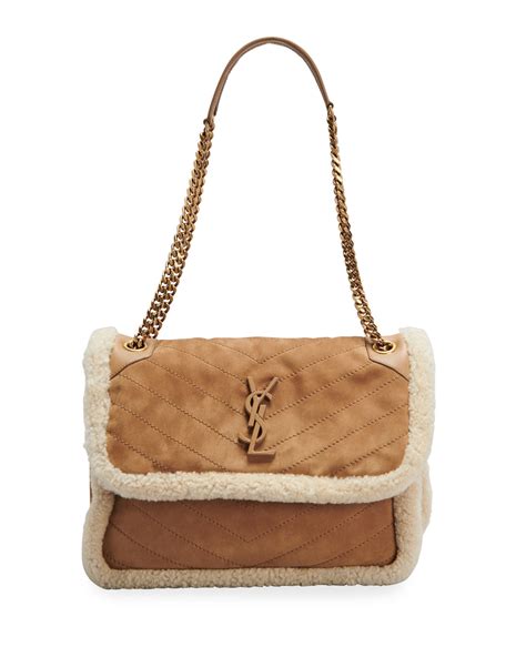 ysl niki shearling|ysl women's handbags.